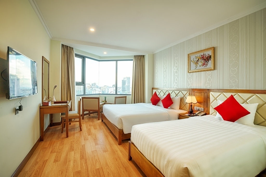 Phòng Deluxe Twin khách sạn Serene Đà Nẵng
