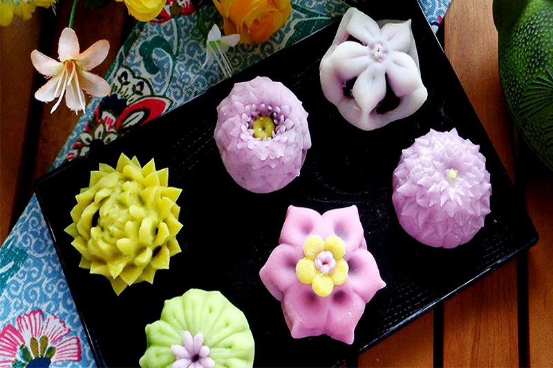 Wagashi-món bánh ngọt của Nhật Bản vừa ngon lại đẹp mắt không nỡ ăn