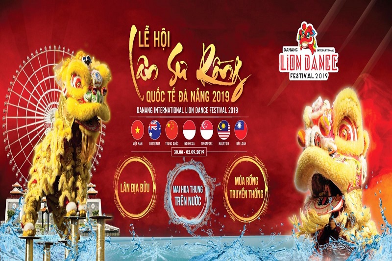 Tưng bừng lễ Hội Lân Sư Rồng Quốc Tế Đà Nẵng 2019